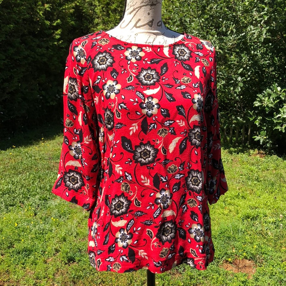 Like New Flower Blouse